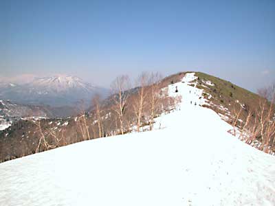 無雪期は熊笹が視界を妨げます。
