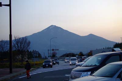 磐梯山SAから見る磐梯山
